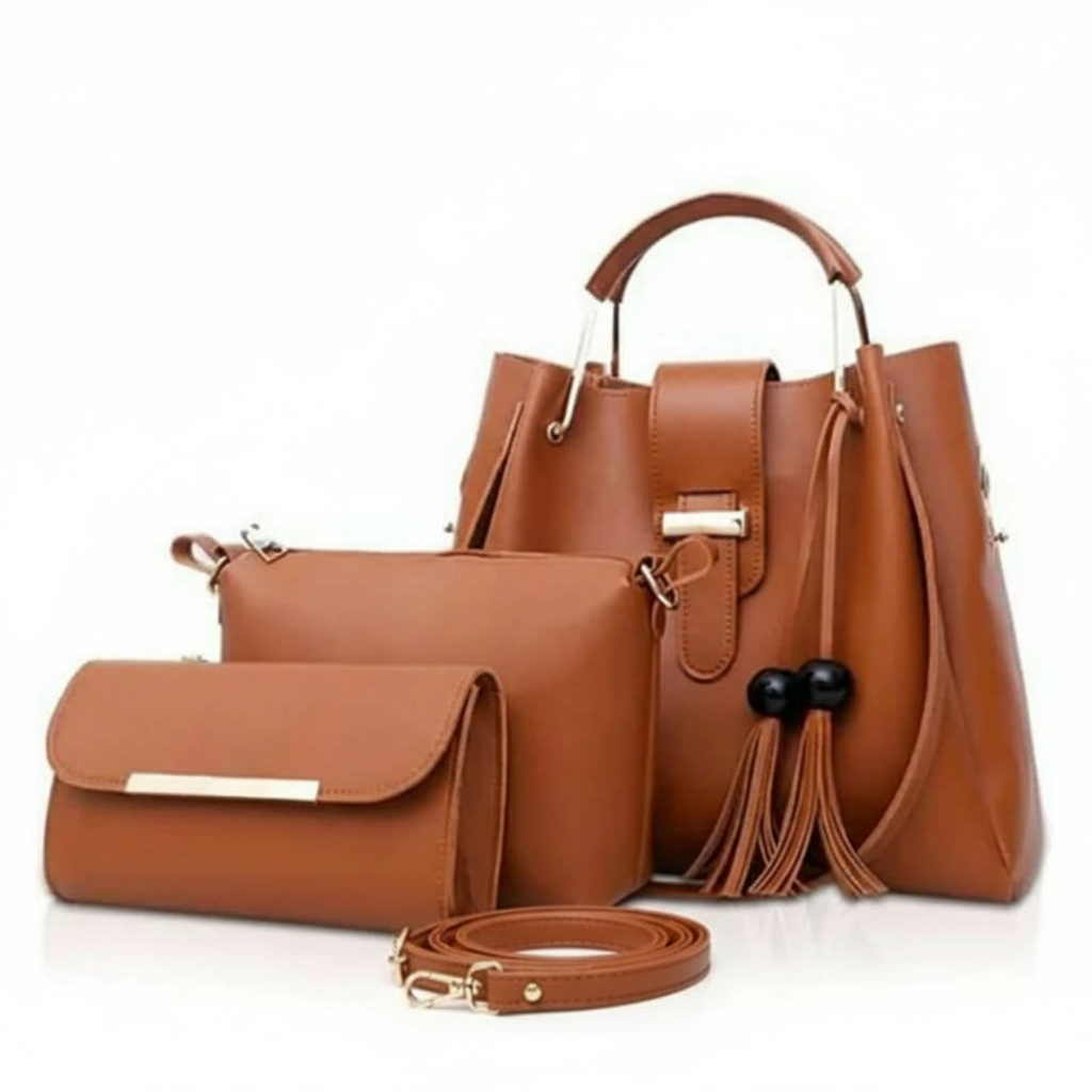 Jane 3 Pcs - Brown