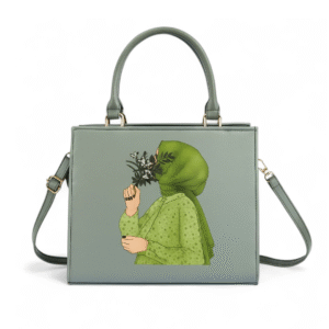 Hijab Girl Tote - Sage Green