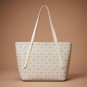 Signature Tote Bag - White / Grey