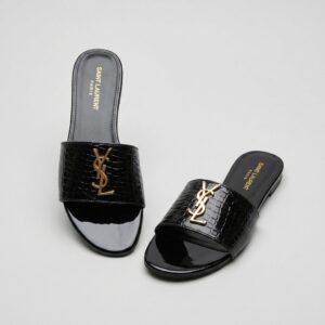 YSL Flat - Black