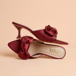 Velvet Vino Sandal - Maroon
