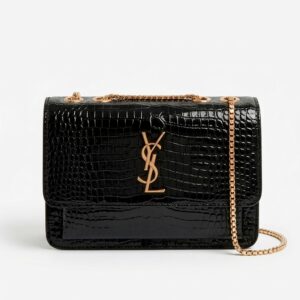 YSL Crossbody - Black